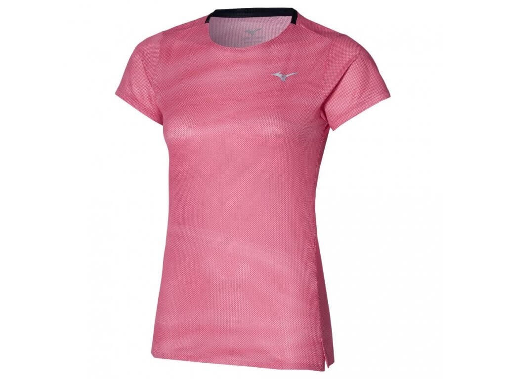tee shirt running Mizuno Femmes - Premium Aéro TEE Wos