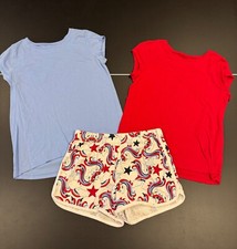 Girls TCP 3 Piece Set Shorts  Matching Shirts Size 16 Cute 