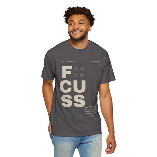 Urban Motivational Unisex T-shirt: Focus Gift for Hustlers | Be the GOAT. - Picture 19 of 26
