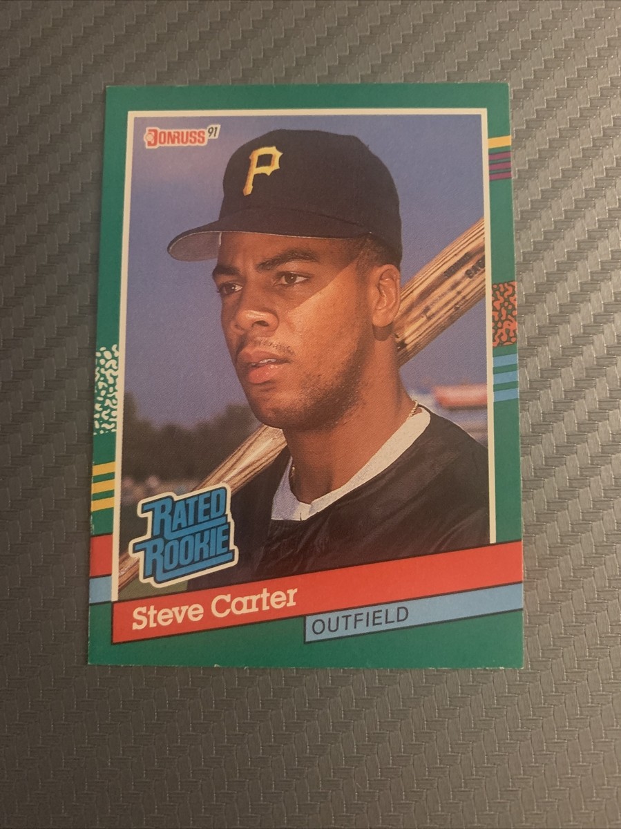 1991 Donruss Pittsburgh Pirates Baseball Card #418 Steve Carter RR