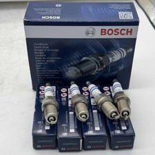 4X Spark Plugs 06H905611 for AUDI Q5 A4 VW Jetta GTi 1.8T FR5KPP332S BOSCH