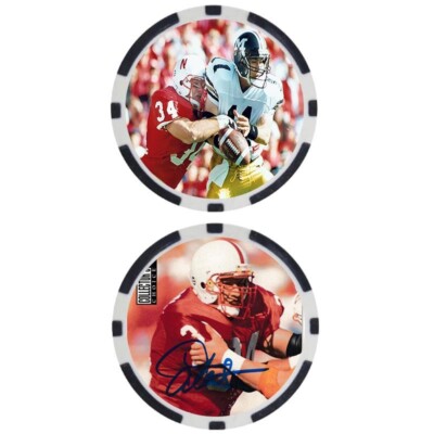 Trev Alberts Nebraska College Football Hall of Fame Chip - SIGNED