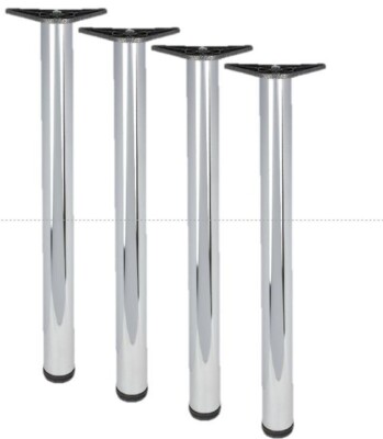 4x verstellbares Tischbein - Frühstücksbar - 870 - Ø 60 mm CHROM