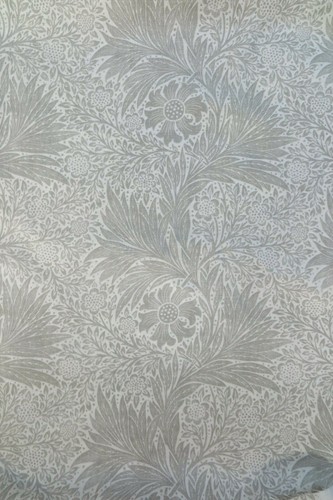 WILLIAM MORRIS CURTAIN FABRIC DESIGN "Pure Marigold" 3.2 METRE LIGHTISH GREY - Picture 4 of 6