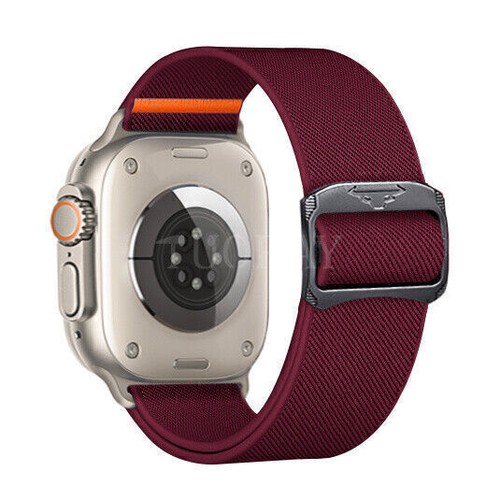Nylon Loop Watch Band For Apple Watch Ultra 2 49mm iWatch Series 10 9 8 7 6 5 4 - Picture 34 of 47