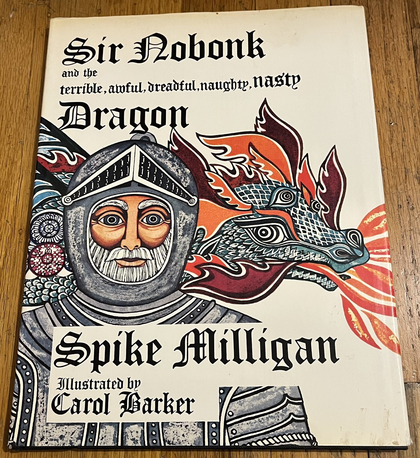 SIR NOBONK & THE TERRIBLE, AWFUL...DRAGON : vtg Spike Milligan : Carol Barker