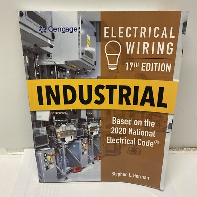 Industrial Electrical Wiring (S.L. Herman) 17th ed. 2020-2021 paperback textbook