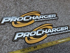 Procharger Superchargers Racing Decals Stickers Nhra Street Outlaw Pdra Pair Procharger Superchargers Racing Decals Stickers Nhra Street Outlaw Pdra Pair
