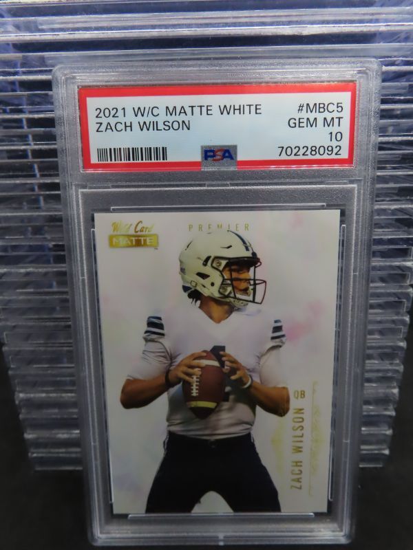 Zach Wilson Wild Card Matte White #MBC5 Base