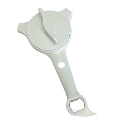 Kuhn Rikon 5-in-1 Multi Purpose Jar & Bottle Opener WHITE NEW QVC K51429