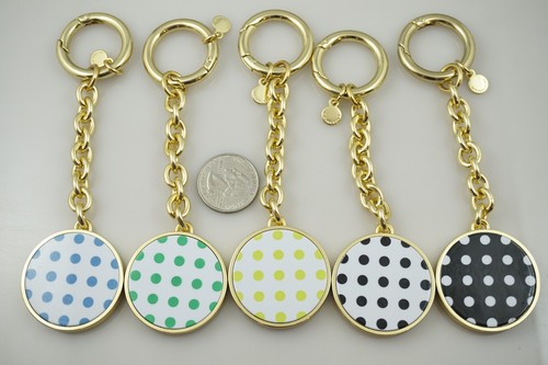 Michael Kors MK Logo Polka Dot Key Fob~Key Chain~Hang Tag~ - 第 2/6 張圖片