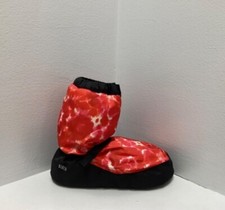 New Bloch Red Tie Dye Warm Up Booties L