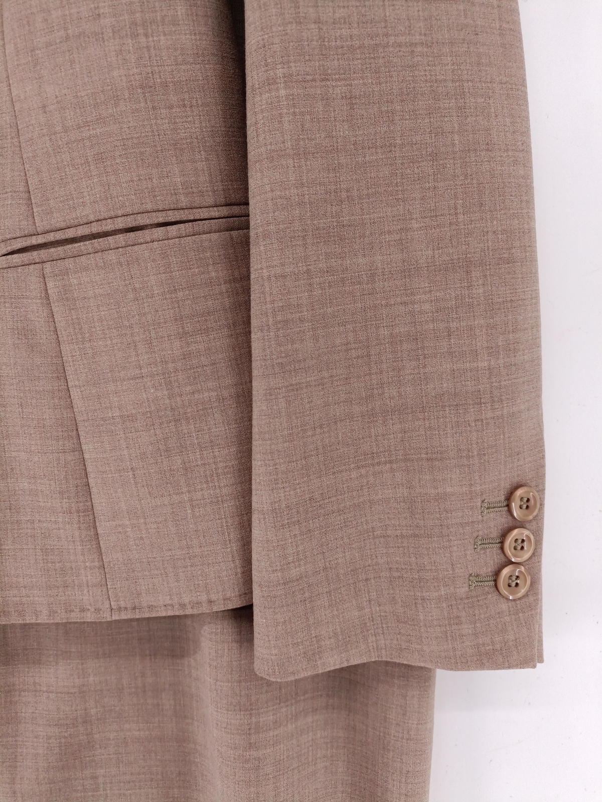 Women's Two Piece Suit UK 14 Brown Polyester eBay