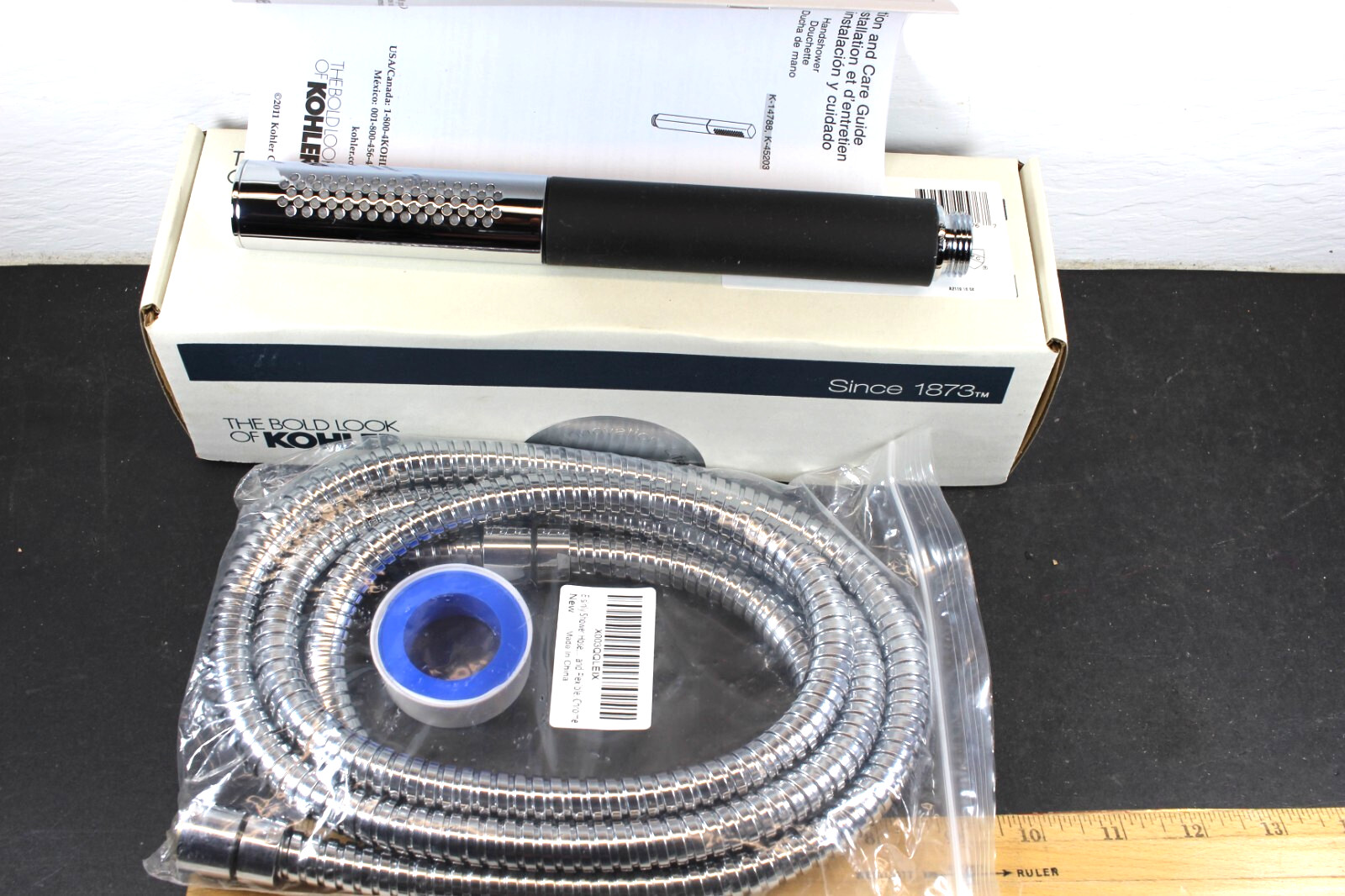Kohler No.10257 Chrome Polish Hand Shower with 79" Hose New