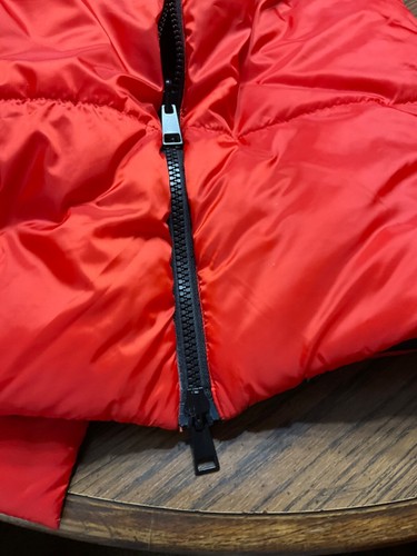 G Giuliana Reversible Metallic Puffer Jacket Black Red NEW 728145 medium - Picture 8 of 9