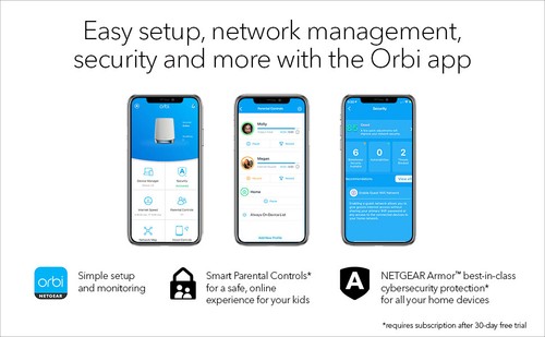 READ ⭕ Netgear Orbi RBS750 Satellite AX4200 Extender WiFi 6 Add-on Mesh 750 - Afbeelding 7 van 8