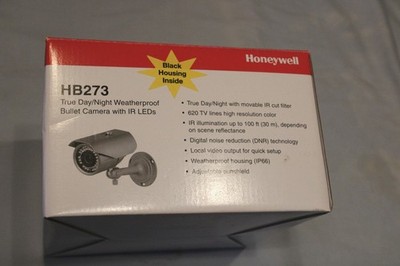 Honeywell Video HB273 B High Resolution Bullet Camera 9-22mm 42 IR LEDs 620 TVL)