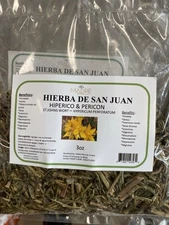 Hierba de San Juan Organic Herbal Supplement 1/2 oz St. John's Mantle
