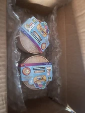 Rainbow Mystery Squishy DUMPLING Bun SET OF TWO Large 4 Inch SEALED Blind Boxes