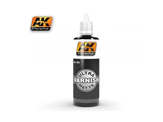 AK Interactive 00183 60ml Ultra Matt Varnish - Acrylic