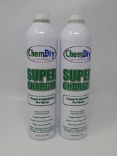 Lot of 2 SUPERCHARGER Carpet and Upholstery Prespray 20Oz cans Chem Dry