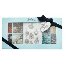 Jewelry Made By Me Chakra Stones and Charms | DIY Bracelet Gift Set | 1 Pack