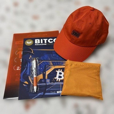 MetaPlanet Bitcoin Crypto Cap Tote Pen Japan Exclusive Shareholder Gift