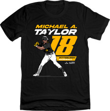Michael A. Taylor #18 Player Tee Black Unisex T-Shirt 3X