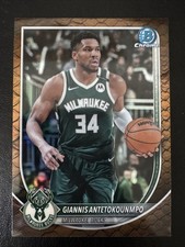 2025-26 Bowman Basketball #BCV-80 Giannis Antetokounmpo Reptilian Refractor
