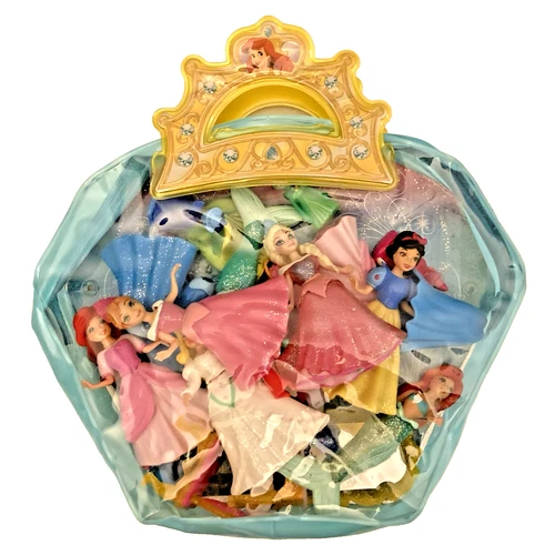 LOT Disney Princess Favorite Moment Polly Pocket Ariel Aurora Snow White 40 PCS!