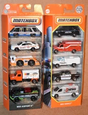 Matchbox 5 Pack MBX SERVICE & MBX AIRPORT II LOT OF 2 NEW