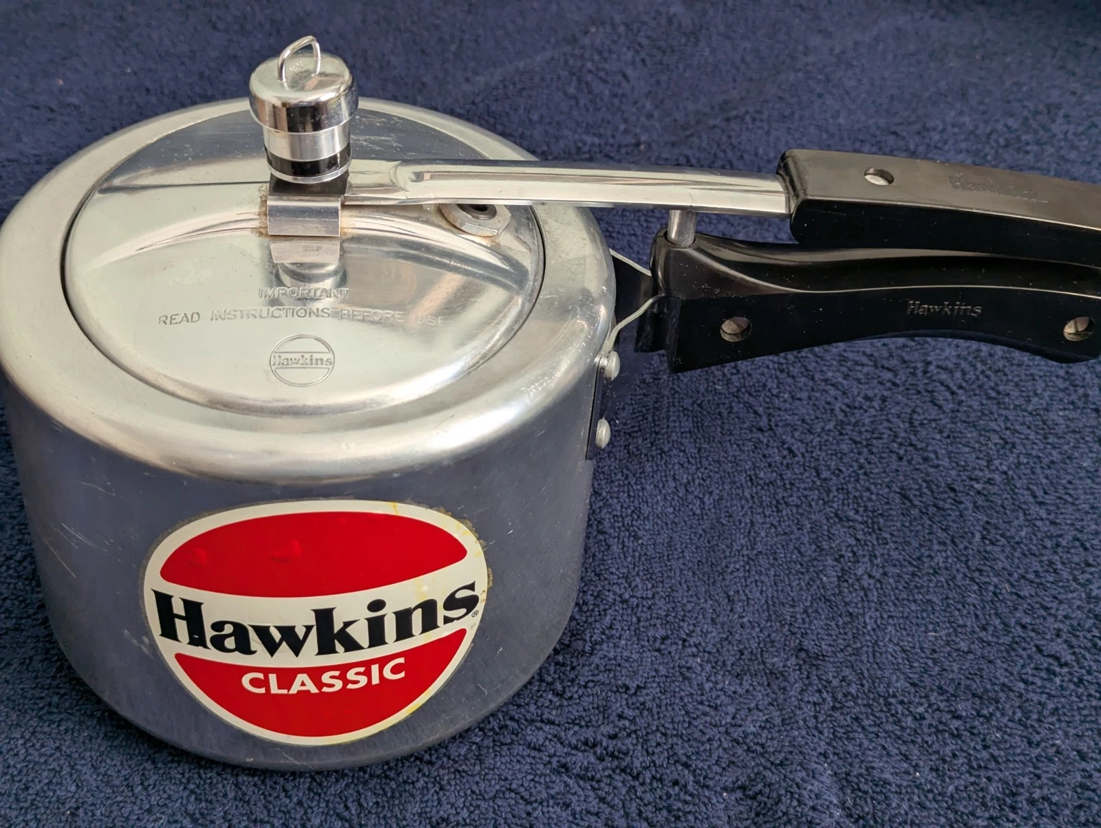Vintage Hawkins Pressure Cooker 3 Litre Liter Aluminum Classic Model
Opens in a new window or tab