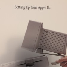 Apple IIc Setting Up Your Apple IIc Vintage User Manual Setup Guide