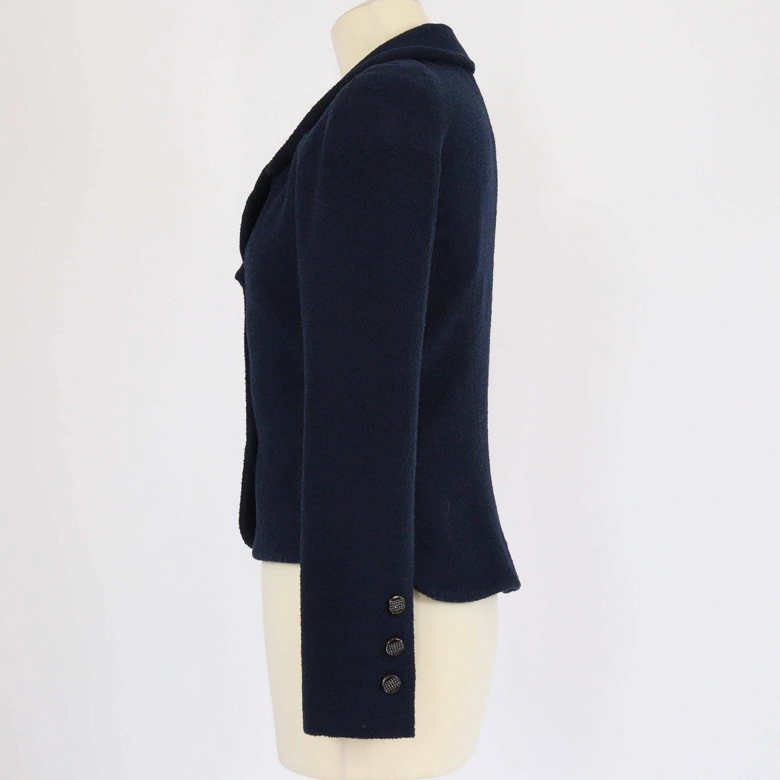 Blazer Chanel blu navy boucle