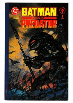 Batman Versus Predator #1 (1992, DC) Prestige, Dave Gibbons, Arthur Suydam, Key