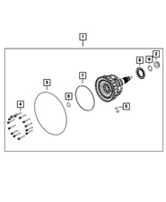 Genuine Mopar Output Shaft Kit 68676894AB