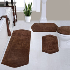 Home Weavers Waterford Collection 100 Cotton Tufted Bath Rug Extra Soft And