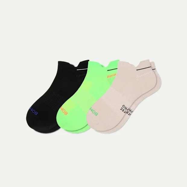 Bombas Men's RunPro Ankle Sock 3-Pack XL