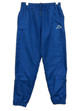Pantaloni da ginnastica Kappa da uomo blu navy con coulisse in poliestere...