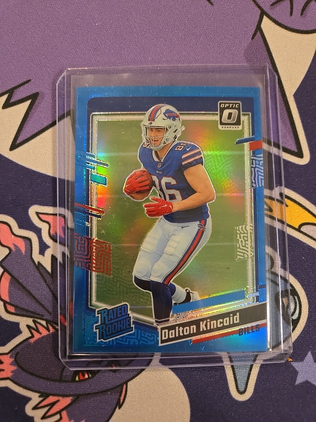 2023 Panini Donruss Optic - Rated Rookie Dalton Kincaid #211 Blue /199 (RC)