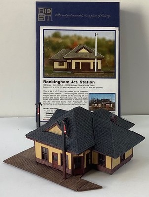 RARE HO Custom Built BEST #1007-A Rockingham Junction Station USED BEAUTIFUL B&M