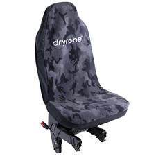 dryrobe Camo Black Single Car Seat Cover