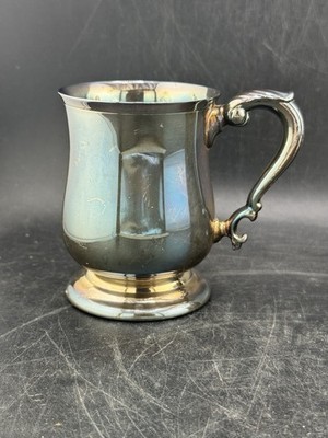 Reed & Barton 865 / Lunt C-201 Silver plate Mini Cups Pair Of Kids