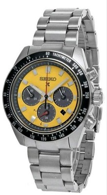 Seiko SSC929 Speedtimer US Special Edition Uhr Yellow Dial Chronograph