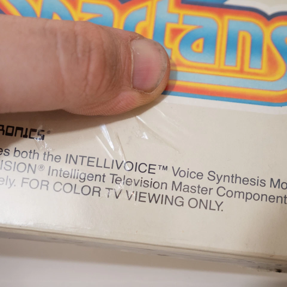 Space Spartans (Intellivision, 1982) [damaged box] Sealed New NIB Complete CIB - Image 2 of 4