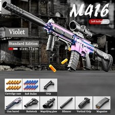 M416 Soft Bullet Toy Gun Kids Manual Shell Can Assault Rifle Sticky Gift Bf 2025
