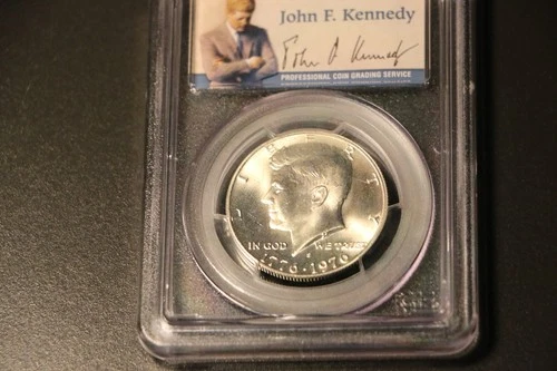1976-S SILVER Kennedy half dollar  40% silver PCGS MS-67    Bicentennial