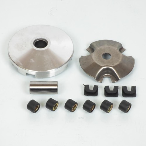 Teknix Centrale Porta Scooter Per Booster 2004-/Spirit -2003/NG/Rocket: Ricambio Completo Con Molla, Asse E Clip - Colore Nero