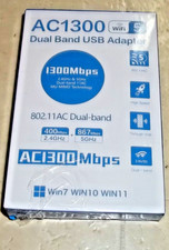 USB 3.0 Wireless WIFI Adapter 1300Mbps Long Range Dongle Dual Band 5Ghz Network