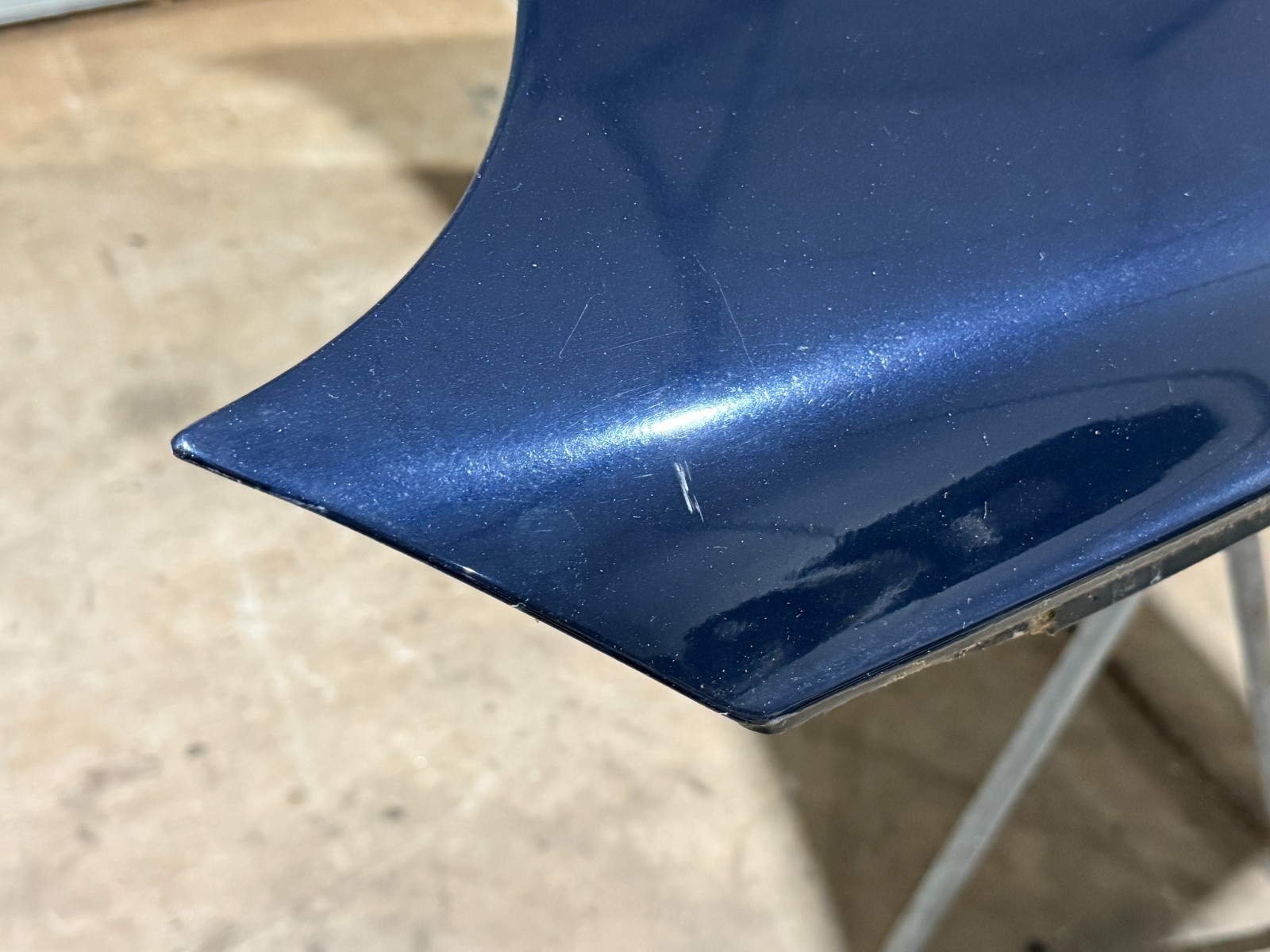 06-12 Bentley Continental Flying Spur Front Hood Bonnet Panel PO43 Blue OEM